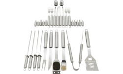 Zestaw narzędzi do grillowania Cattara - 30 elementów, aluminiowa walizka