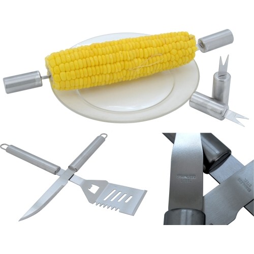 Zestaw narzędzi do grillowania Cattara - 30 elementów, aluminiowa walizka