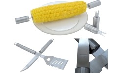 Zestaw narzędzi do grillowania Cattara - 30 elementów, aluminiowa walizka