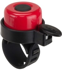 Dzwonek BONIN z gumowym paskiem (czerwony)