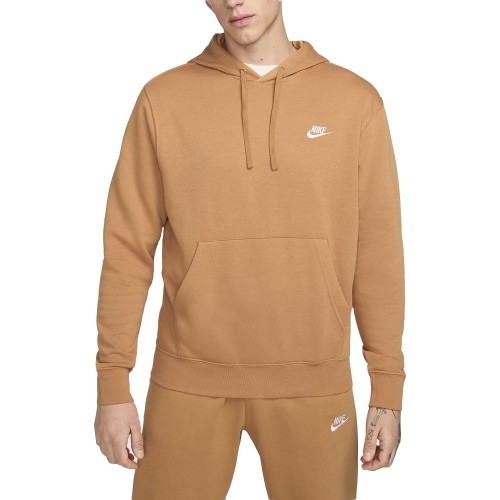 Bluza męska Nike Nsw Club Hoodie Po Bb Fleece Brown BV2654 224