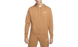 Nike Džemperis Vyrams Nsw Club Hoodie Po Bb Fleece Brown BV2654 224