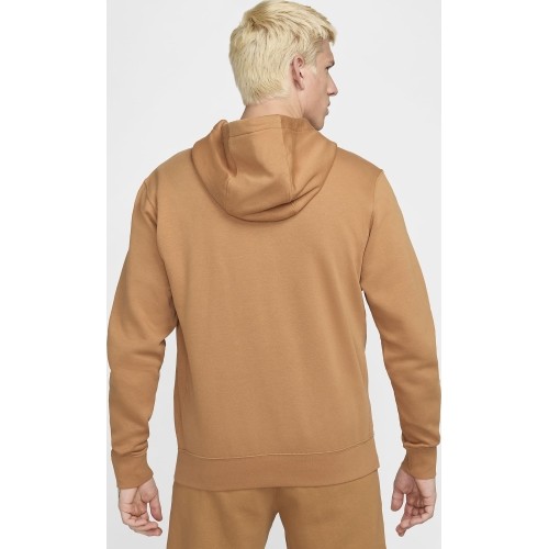 Nike Džemperis Vyrams Nsw Club Hoodie Po Bb Fleece Brown BV2654 224
