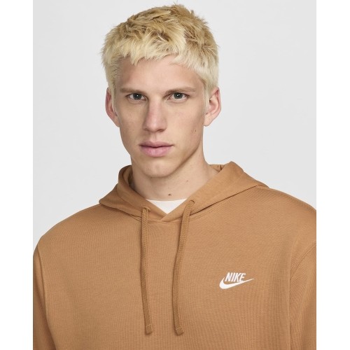 Bluza męska Nike Nsw Club Hoodie Po Bb Fleece Brown BV2654 224