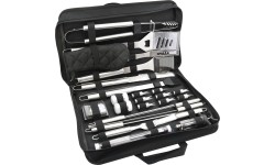 Zestaw narzędzi do grillowania Cattara - 27 elementów, etui tekstylne