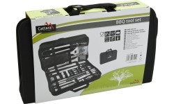 Zestaw narzędzi do grillowania Cattara - 27 elementów, etui tekstylne