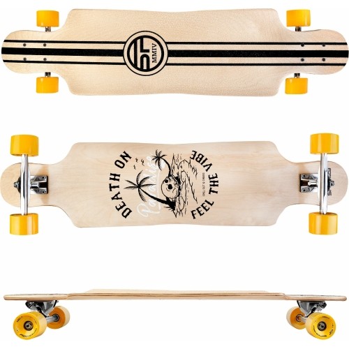 Freeride longboard deskorolka Spokey LONGBAY
