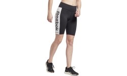 Reebok szorty damskie TE Linear Logo czarne GM9091