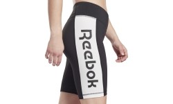 Reebok szorty damskie TE Linear Logo czarne GM9091