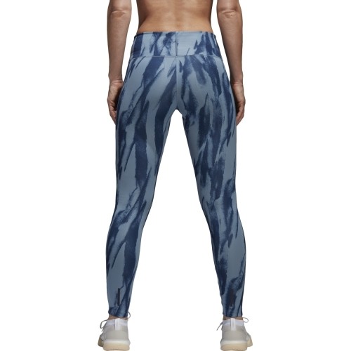 Legginsy damskie Adidas D2M HR Run, niebieskie CF4589