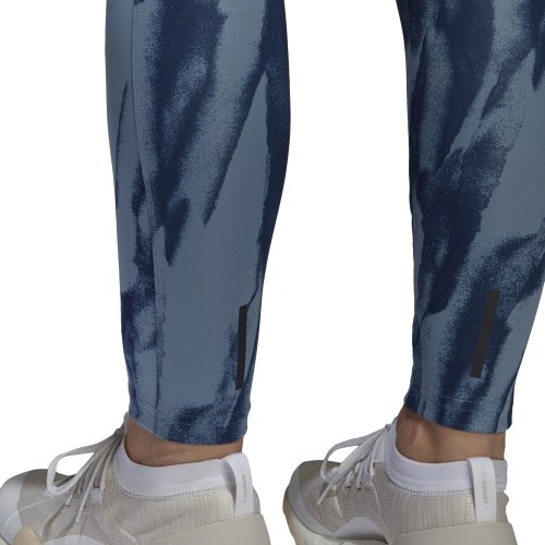 Legginsy damskie Adidas D2M HR Run, niebieskie CF4589