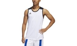 Koszulka do koszykówki Adidas 3G Spee Rev Jrs Black White DX6385