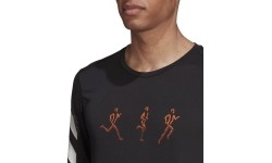 Koszulka męska Adidas Conf Gfx Ls, czarna