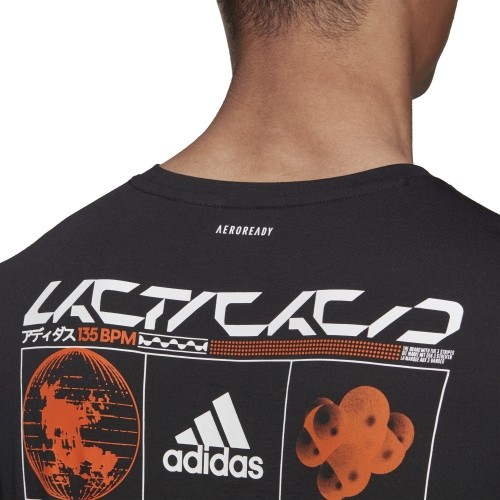Koszulka męska Adidas Conf Gfx Ls, czarna