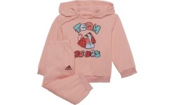 Dres dziecięcy Adidas I Over Jog FL, różowy H65815