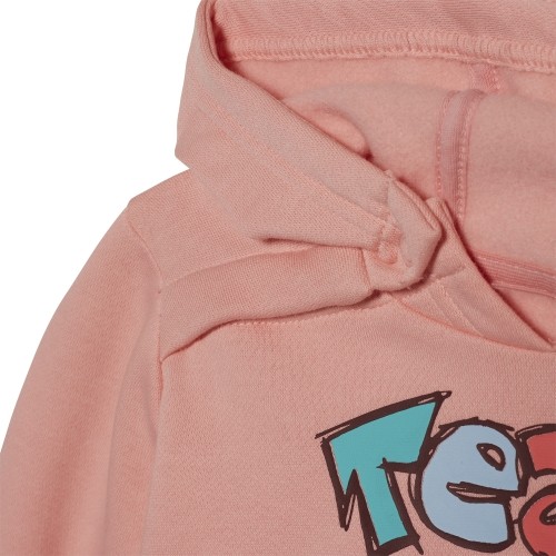 Dres dziecięcy Adidas I Over Jog FL, różowy H65815