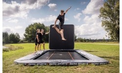 Trampolina BERG Sports Ultim Pro Bouncer FlatGround 5x5 z AeroWall