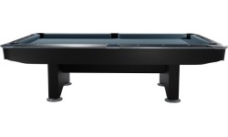 Stół bilardowy, Pool, Competition II, czarny, 9 stóp, obrus klubowy żółto-zielony