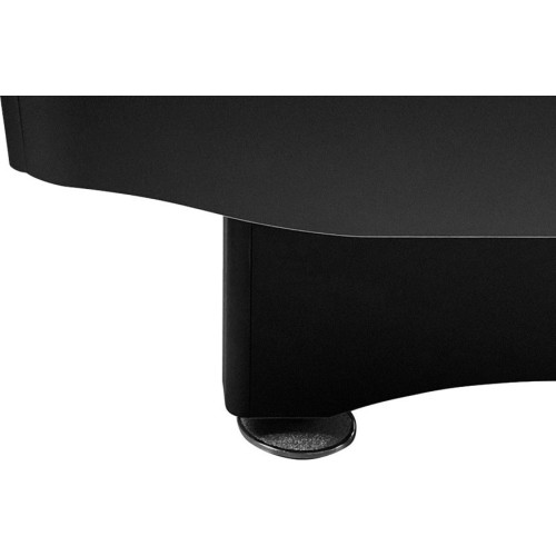 Stół bilardowy, Pool, Competition II, czarny, 9 stóp, obrus klubowy żółto-zielony