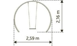 Huśtawka na plac zabaw Inter-Play Stargate 1