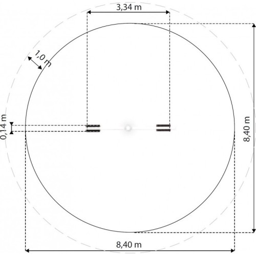 Wisząca karuzela Inter-Play Solano 2-1