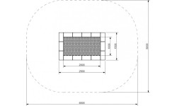 Trampolina Inter-Play Orta 150 x 250
