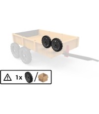 Koło szaro-czarne 9x2 lewe Farma