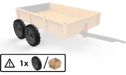 Koło szaro-czarne 9x2 prawe Farma