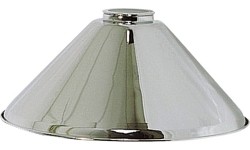 Luźny chromowany klosz 37cm