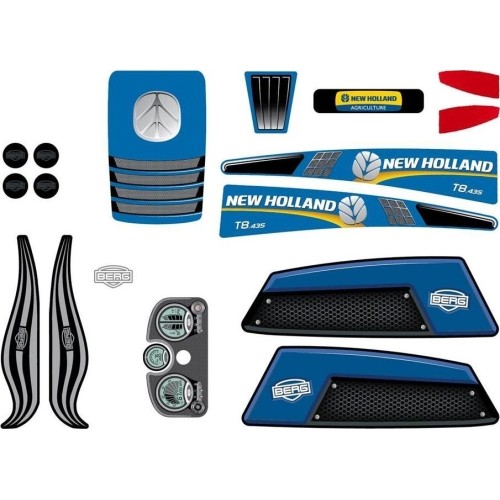 Zestaw naklejek na ramę XL New Holland