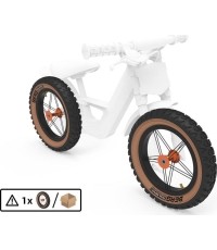 Koło 12'' All Terrain - czarny/pomarańczowy/beżowy