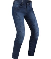Męskie jeansy motocyklowe PMJ Titanium - Blue