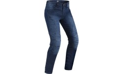 Męskie jeansy motocyklowe PMJ Titanium - Blue