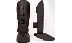 Venum Challenger Kids Shin Guards - Black/Black