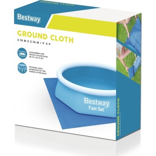 Mata basenowa do ogrodu 244cm/8FT BESTWAY 274x274cm