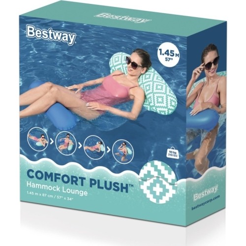 Dmuchany materac siatkowy do pływania 145/87 BESTWAY