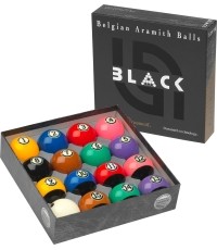 Zestaw bil bilardowych Aramith US Tournament TV Black Pool 57,2mm