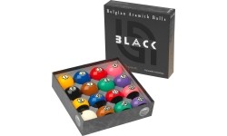 Zestaw bil bilardowych Aramith US Tournament TV Black 57,2 mm