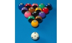 Zestaw bil bilardowych Aramith US Tournament TV Black 57,2 mm