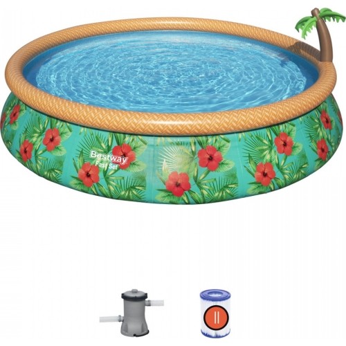 Basen Bestway 457x84 cm, okrągły, z pompą filtrującą