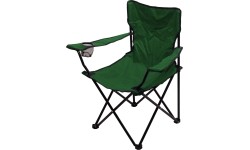 Składane krzesło turystyczne kempingowe Cattara Bari - Zielone