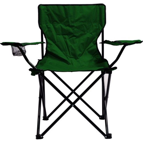 Składane krzesło turystyczne kempingowe Cattara Bari - Zielone