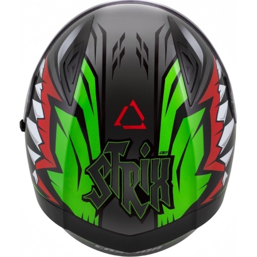 Kask motocyklowy Cassida Orbit StriX czerwony/zielony/szary/biały/czarny