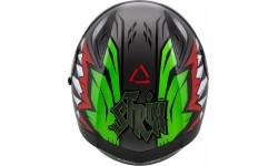 Kask motocyklowy Cassida Orbit StriX czerwony/zielony/szary/biały/czarny