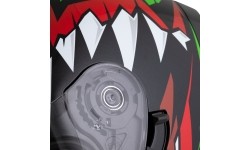 Kask motocyklowy Cassida Orbit StriX czerwony/zielony/szary/biały/czarny