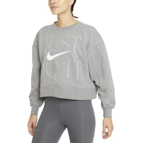 Nike Džemperis Moterims W Nk Df Gx Get Fit Fc Cw Grey DD6130 091