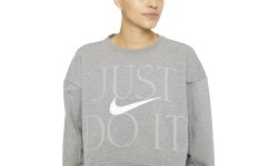 Nike Džemperis Moterims W Nk Df Gx Get Fit Fc Cw Grey DD6130 091