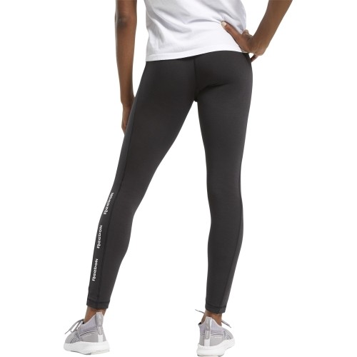 Legginsy damskie Reebok Te Linear Logo Ct czarne GH5120