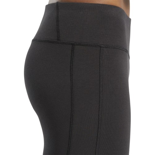 Legginsy damskie Reebok Te Linear Logo Ct czarne GH5120