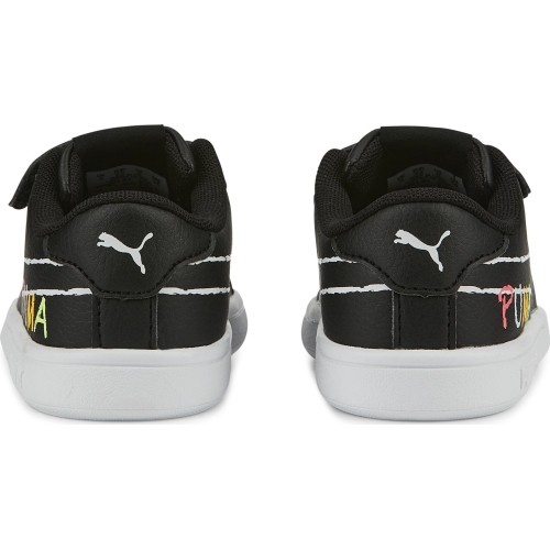 Buty dziecięce Puma Smash v2 Home School czarne 386201 01